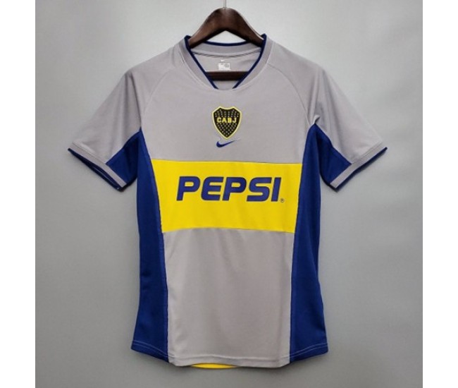 Boca Juniors Away Retro Soccer Jersey 2002