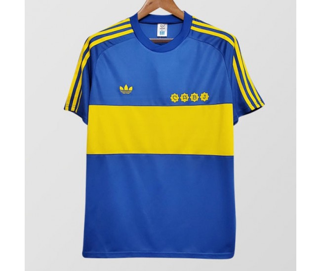 Boca Juniors Home Retro Soccer Jersey 1981