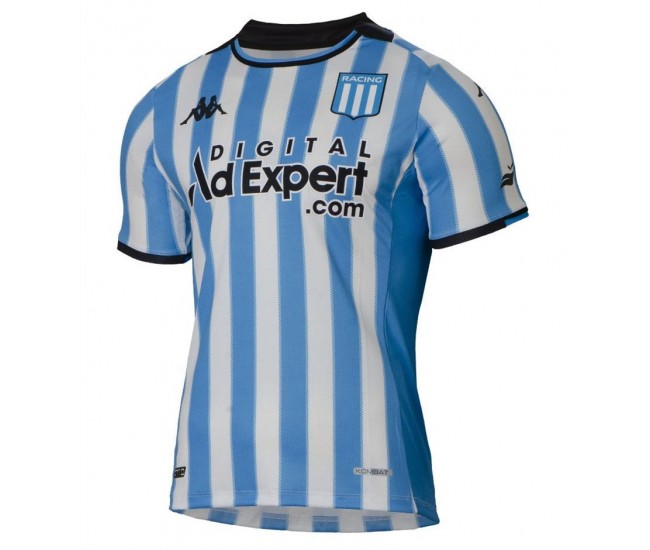 Racing Club Mens Home Soccer Jersey 2024