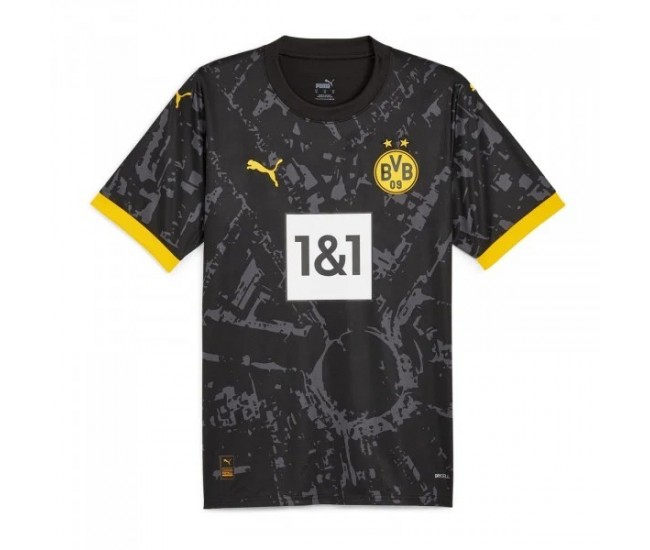 Borussia Dortmund Mens Away Soccer Jersey 2023