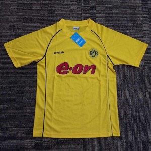 Borussia Dortmund Men Champions League Retro Soccer Jersey 2001