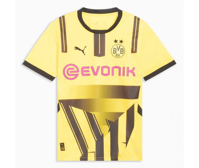 Borussia Dortmund Mens Cup Soccer Jersey 2024