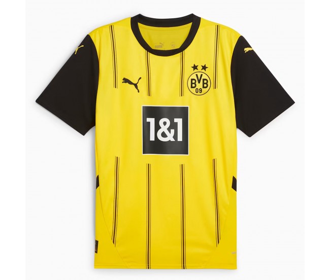 Borussia Dortmund Mens Home Soccer Jersey 2024