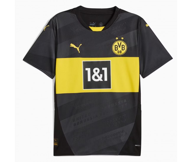 Borussia Dortmund Mens Away Soccer Jersey 2024