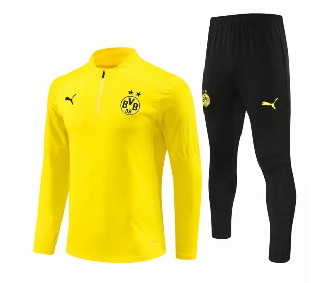 BVB Borussia Dortmund Yellow Training Technical Soccer Tracksuit 2024