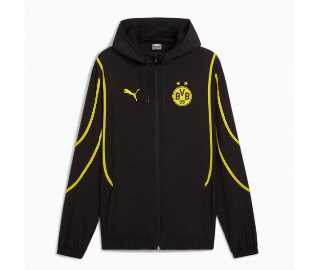 Borussia Dortmund Mens Pre-Match Soccer Jacket 2024