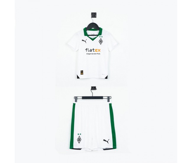 Borussia Monchengladbach Kids Home Soccer Kit 2023