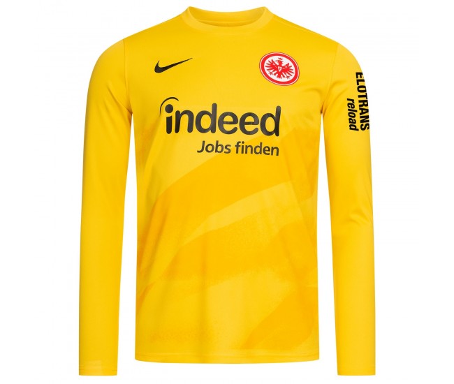 Eintracht Frankfurt Mens Long Sleeve Goalkeeper Soccer Jersey 2023