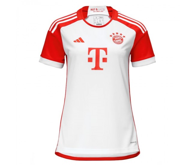 FC Bayern Womens Home Soccer Jersey 2023