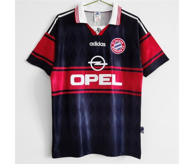 Bayern Munich Men Home Retro Soccer Jersey 1997