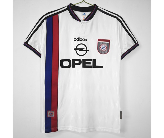 Bayern Munich Men Away Retro Soccer Jersey 1996