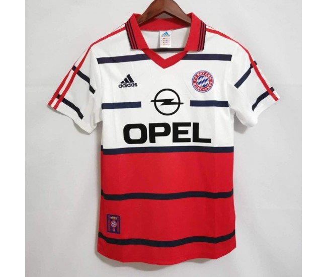 Bayern Munich Men Away Retro Soccer Jersey 1999