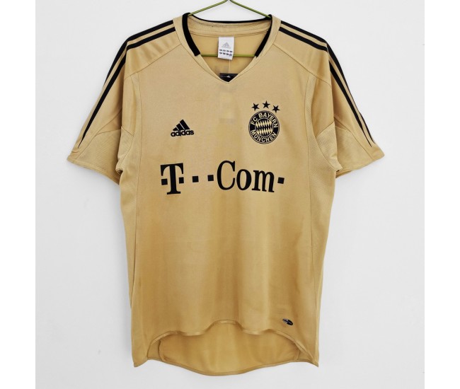 Bayern Munich Men Away Retro Soccer Jersey 2004