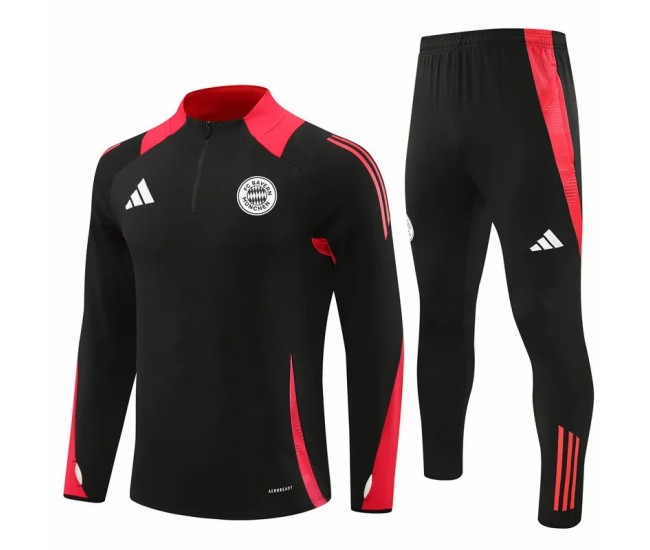 Bayern Munich Black Training Technical Soccer Tracksuit 2024