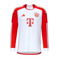 FC Bayern Home Mens Long Sleeve Soccer Jersey 2023