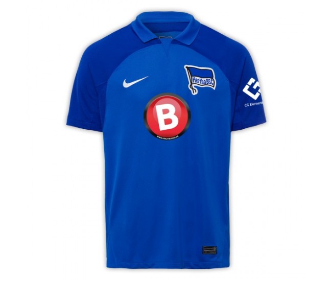 Hertha Bsc Mens Away Soccer Jersey 2023