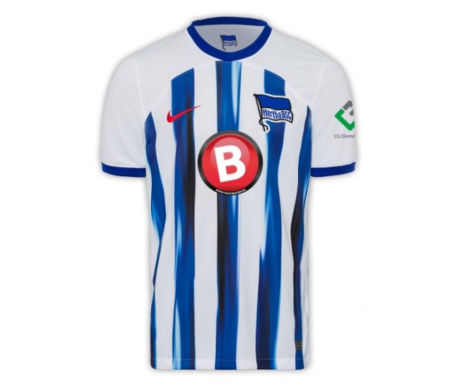 Hertha Bsc Mens Home Soccer Jersey 2023