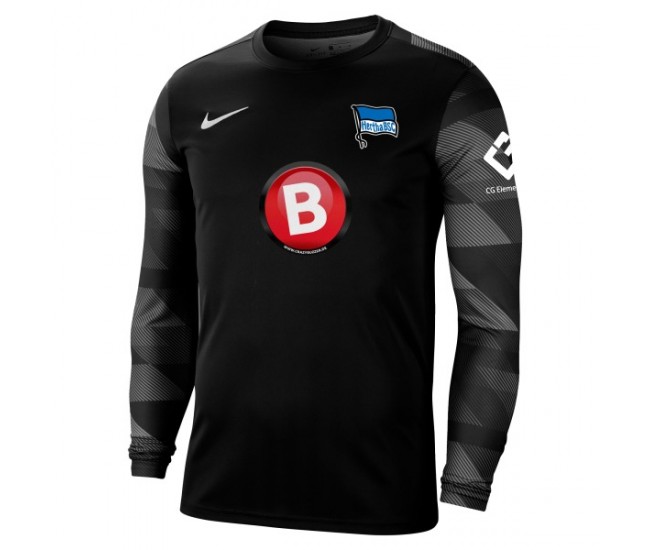 Hertha Bsc Mens Long Sleeve Goalkeeper Soccer Jersey 2023