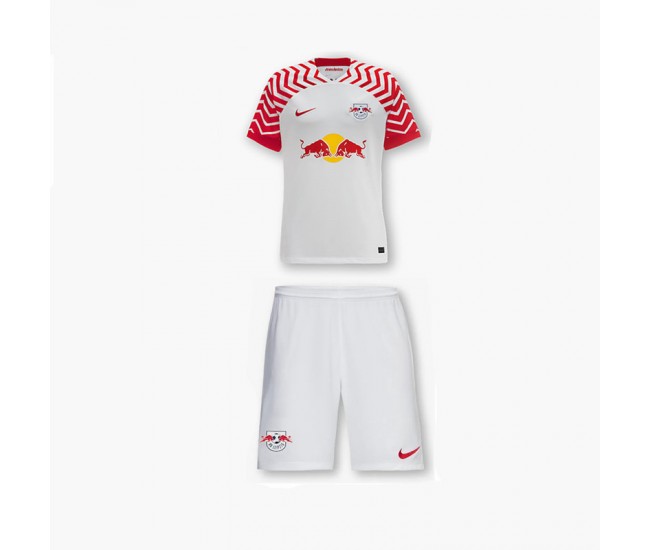 Red Bull Leipzig Kids Home Soccer Kit 2023