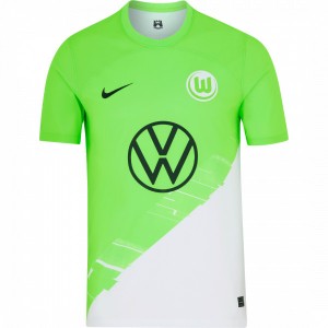 VfL Wolfsburg Mens Home Soccer Jersey 2023