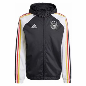 Germany DNA Black Windbreaker Soccer Jacket 2023