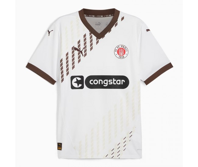 St Pauli Mens Away Soccer Jersey 2024