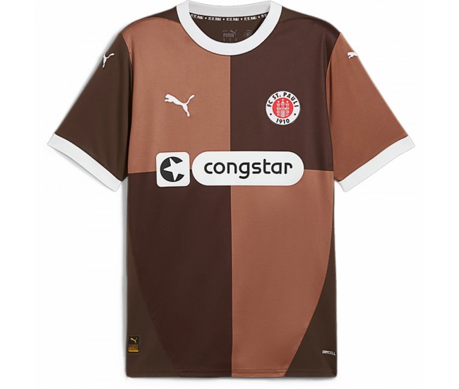 St Pauli Men's Home Soccer Jersey 2024