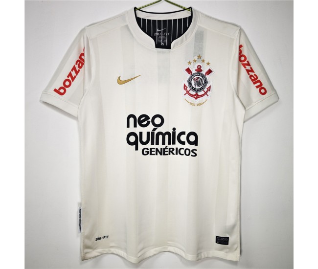 SC Corinthians Men Home Retro Soccer Jersey 2010