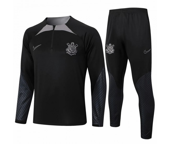 Corinthians Black Training Technical Soccer Tracksuit 2024