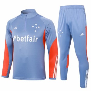 Cruzeiro Blue Training Technical Soccer Tracksuit 2024