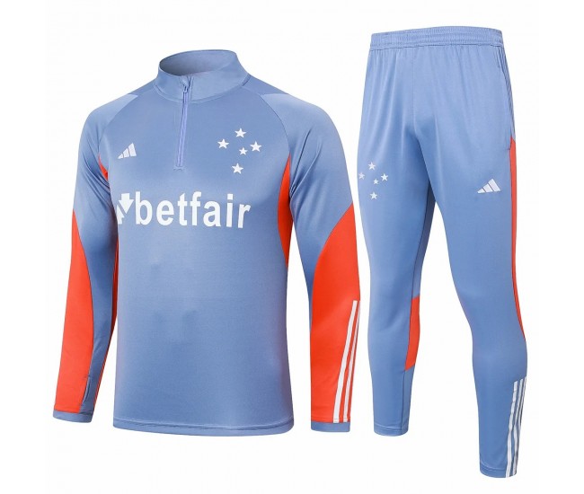 Cruzeiro Blue Training Technical Soccer Tracksuit 2024