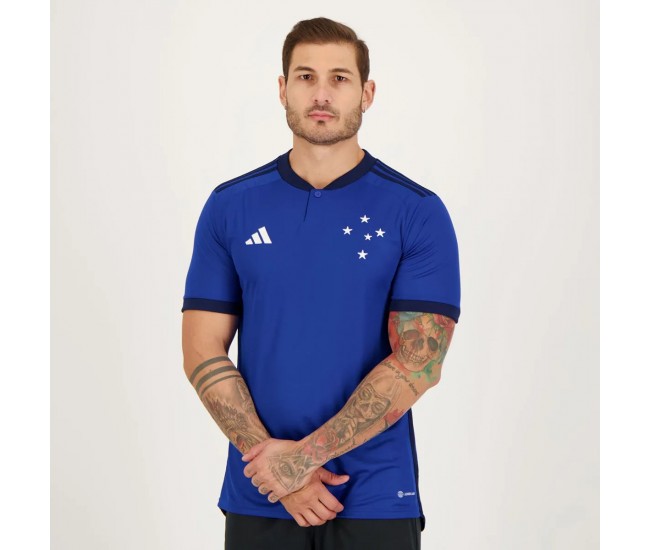 Cruzeiro Mens Home Soccer Jersey 2023