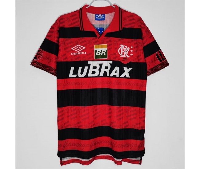 CR Flamengo Men Home Retro Soccer Jersey 1895