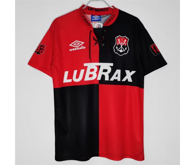 CR Flamengo Men Home 100th Retro Soccer Jersey 1994