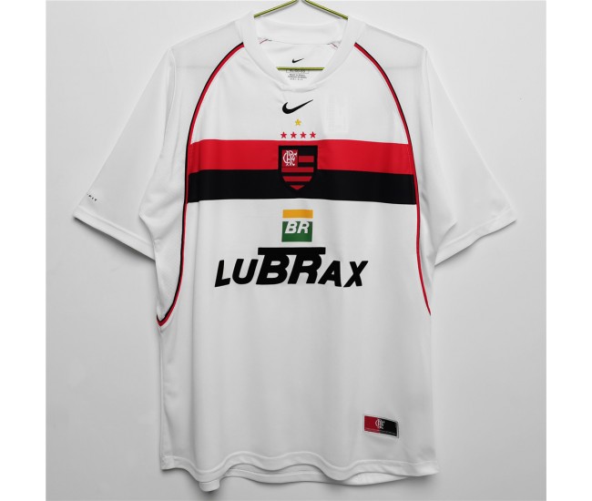 CR Flamengo Men Away Retro Soccer Jersey 2002