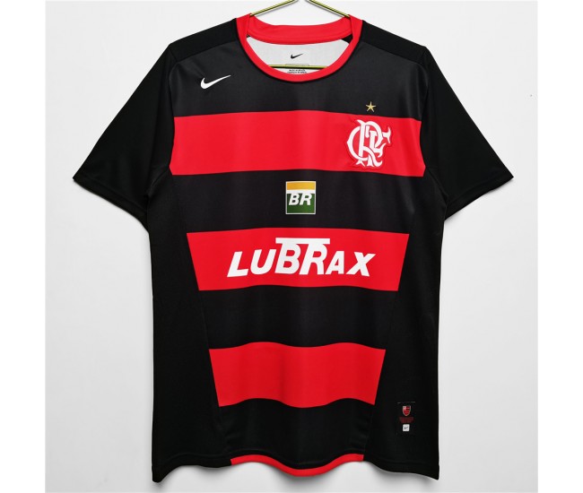 CR Flamengo Men Home Retro Soccer Jersey 2002