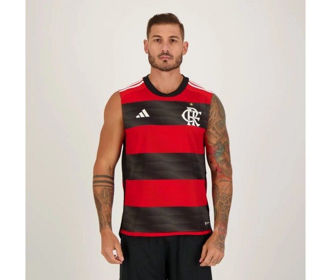 Flamengo Mens Home Sleeveless Jersey 2023 