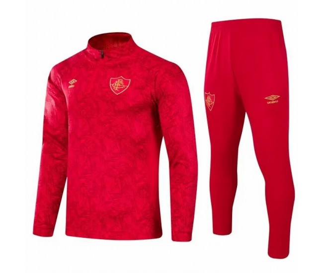 Fluminense FC Red Training Technical Soccer Tracksuit 2024