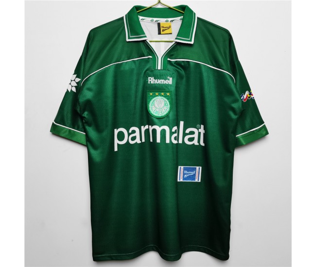 SE Palmeiras Men Home Retro Soccer Jersey 1999