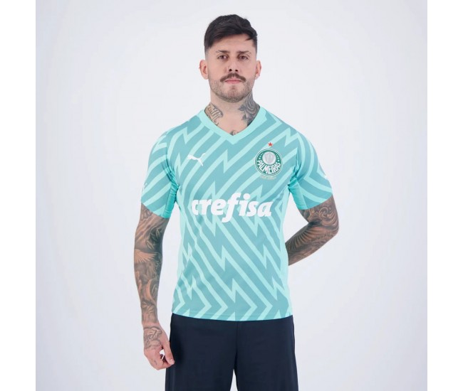 Palmeiras Mens Away Goalkeeper Soccer Jersey 2024