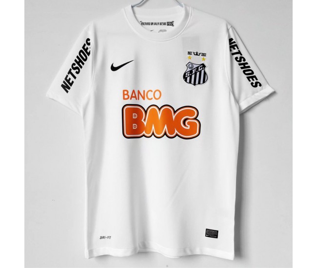 Santos FC Men Home Retro Soccer Jersey 2013