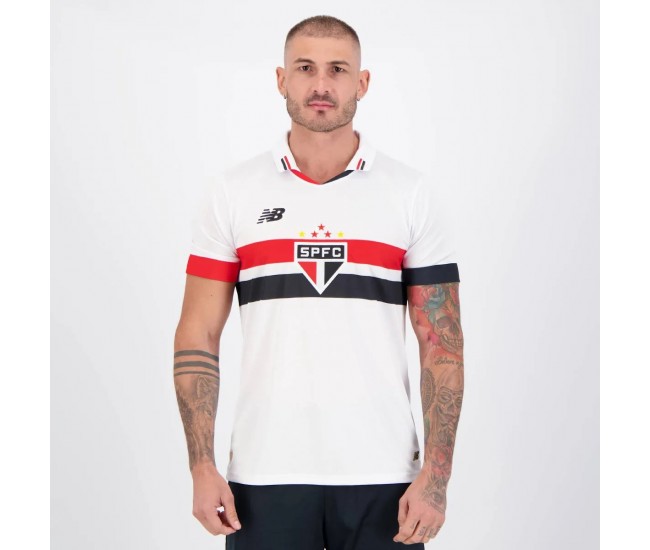 Sao Paulo Mens Home Soccer Jersey 2024