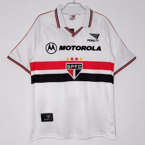 Sao Paulo FC Men Home Retro Soccer Jersey 2000