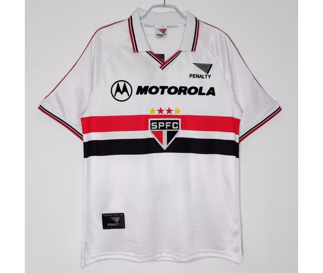 Sao Paulo FC Men Home Retro Soccer Jersey 2000