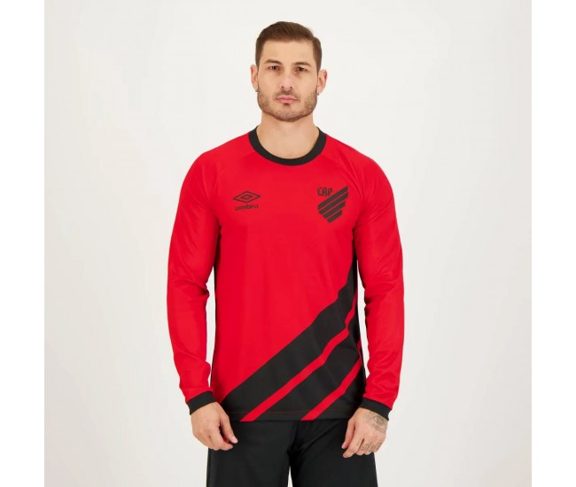 Athletico Paranaense Mens Home Long Sleeves Soccer Jersey 2023