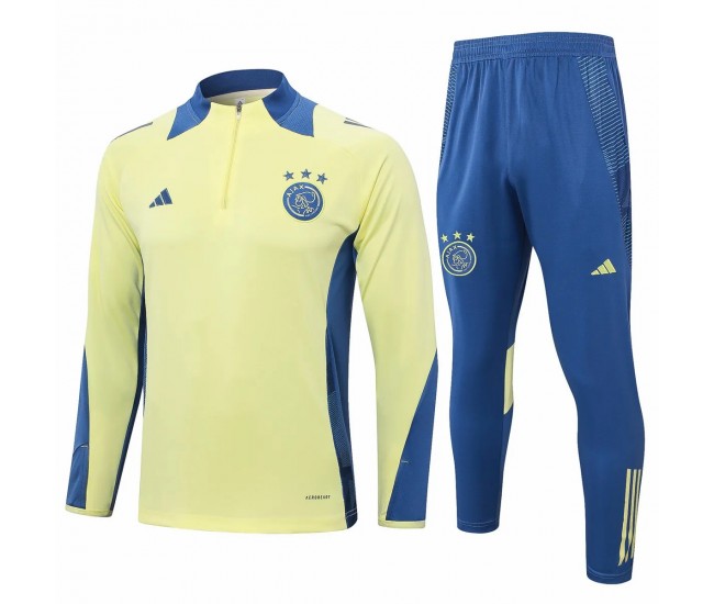 AFC Ajax Yellow Training Technical Soccer Tracksuit 2024