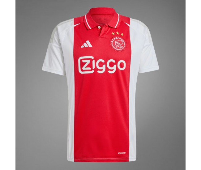 Ajax Mens Home Soccer Jersey 2024