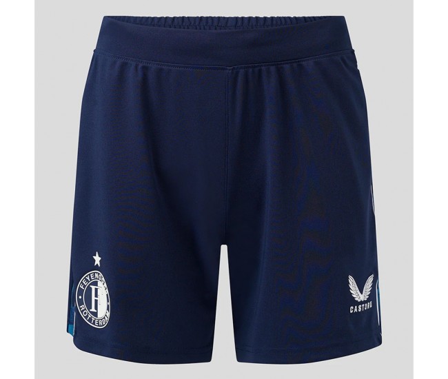 Feyenoord Mens Away Soccer Shorts 2023