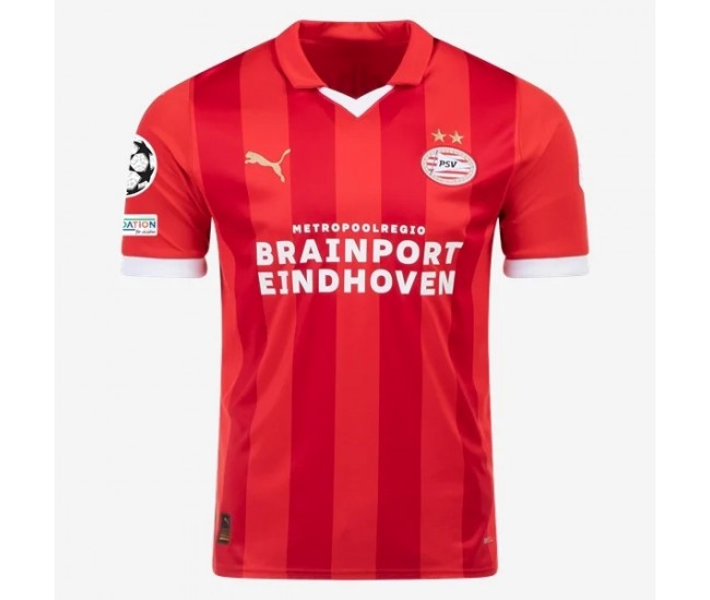 PSV Eindhoven Mens Home Soccer Jersey 2023