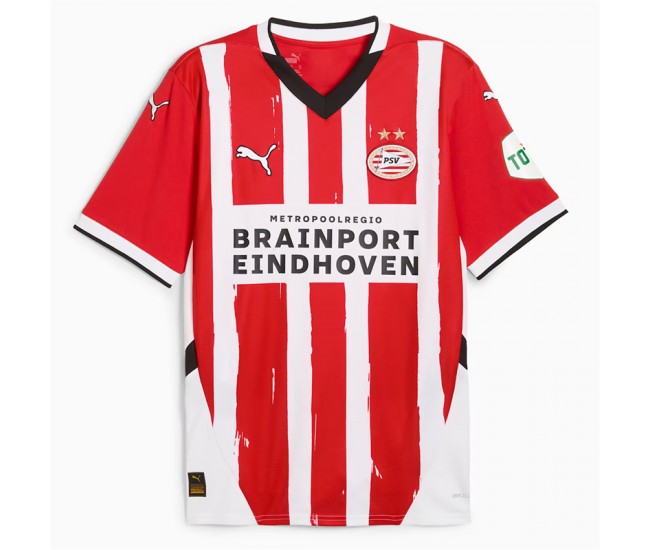 PSV Eindhoven Mens Home Soccer Jersey 2024